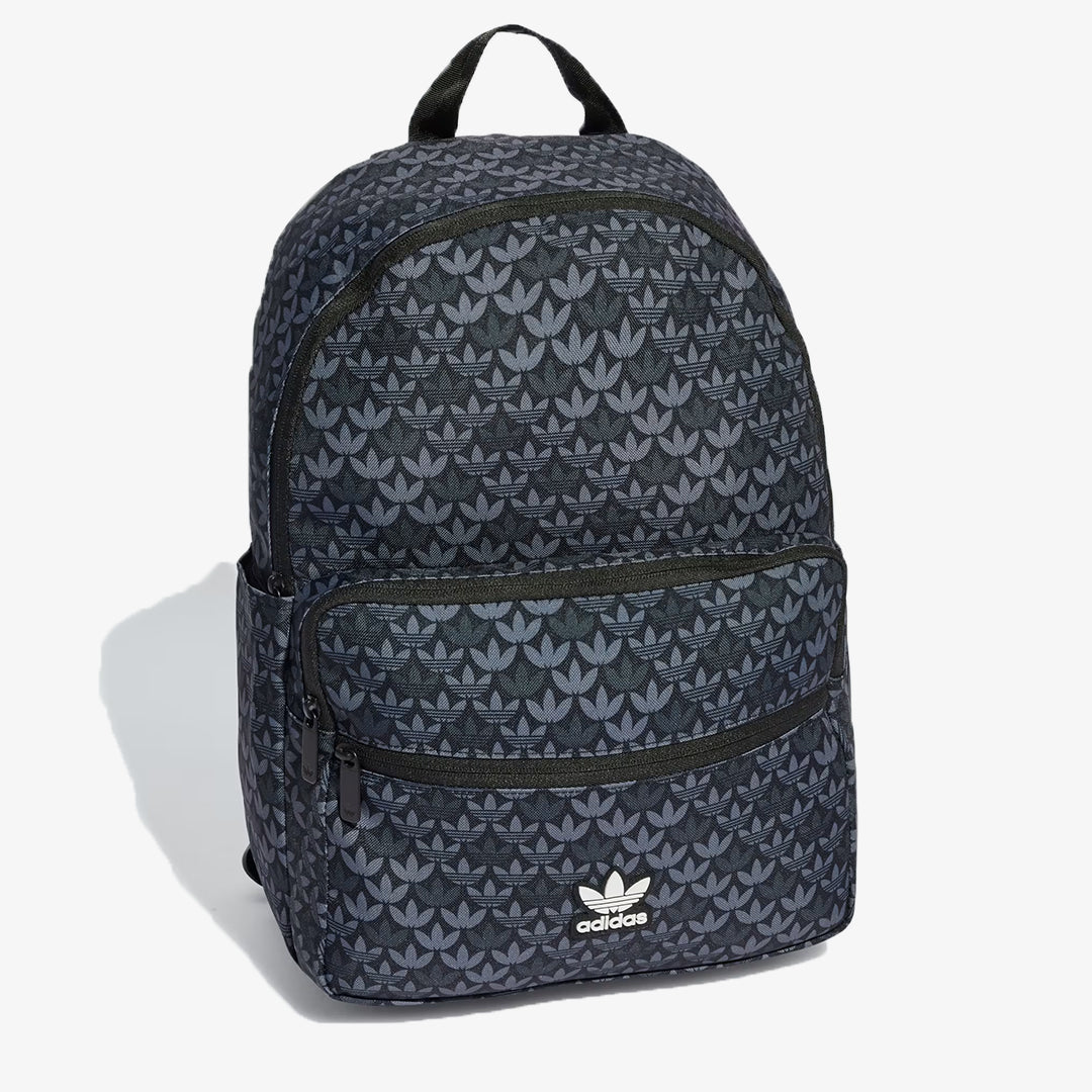 Black Monogram Backpack