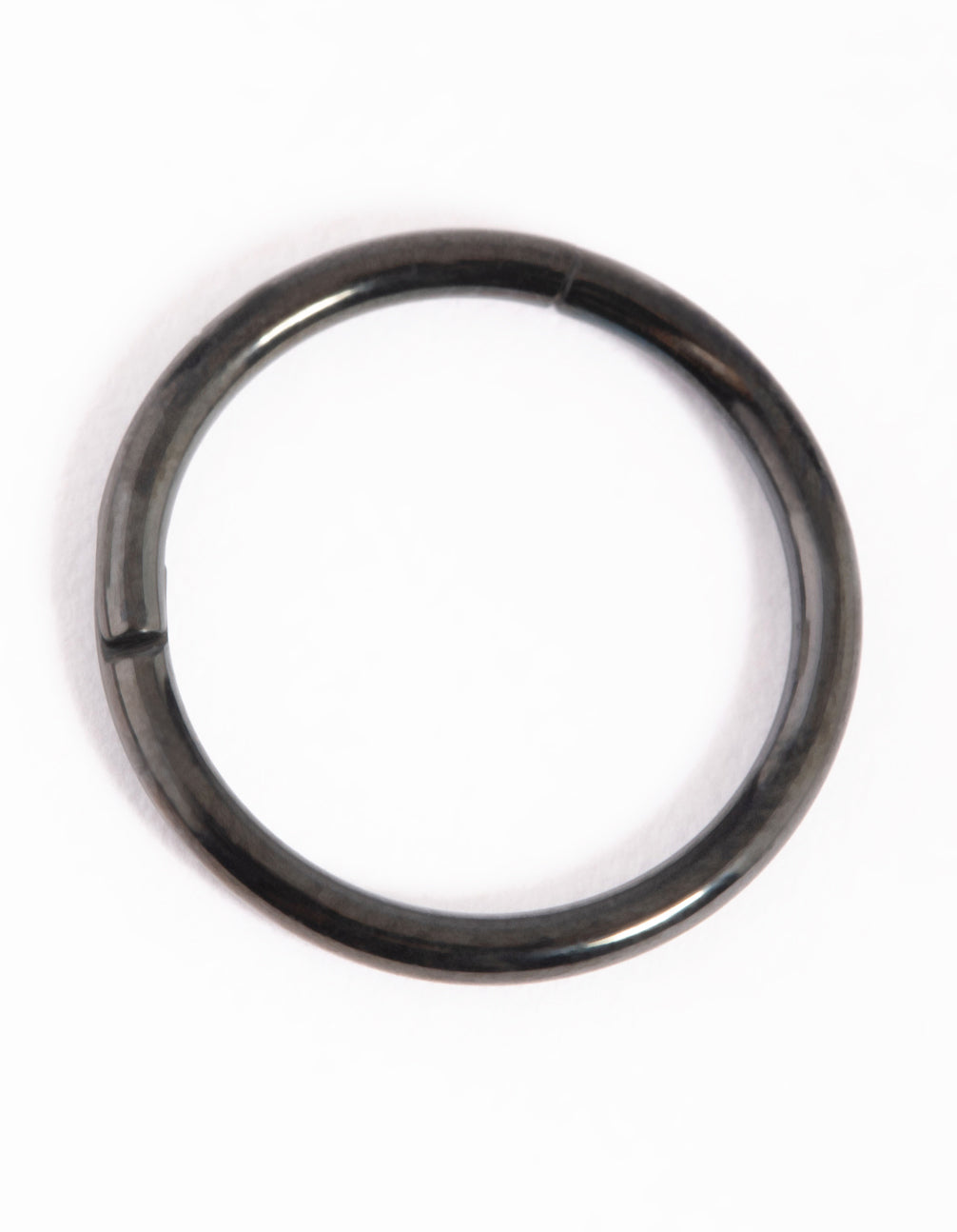 Black Titanium Clicker Ring