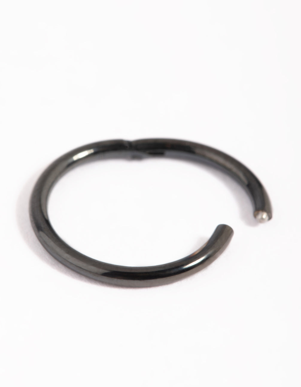 Black Titanium Clicker Ring