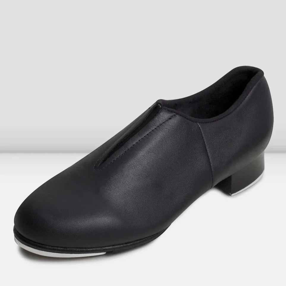 Bloch Black Slip-On Leather Tap Shoes for Women