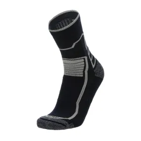 Blue Melange Merino Wool Socks with Micro Warm Control