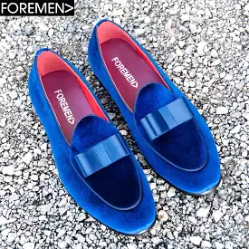 Blue Velvet Loafers in Hawaii