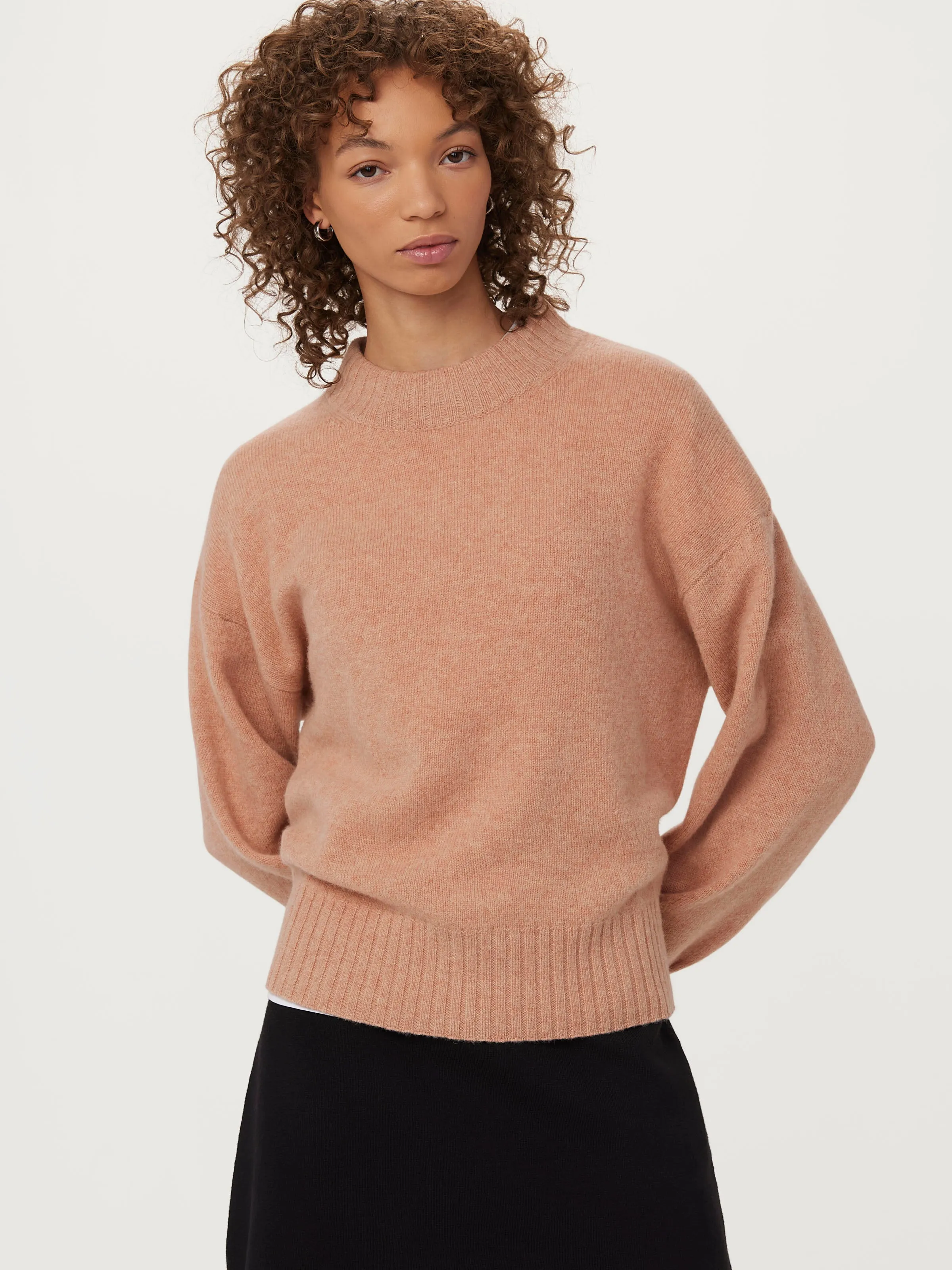 Blush Pink Yak Wool Crewneck