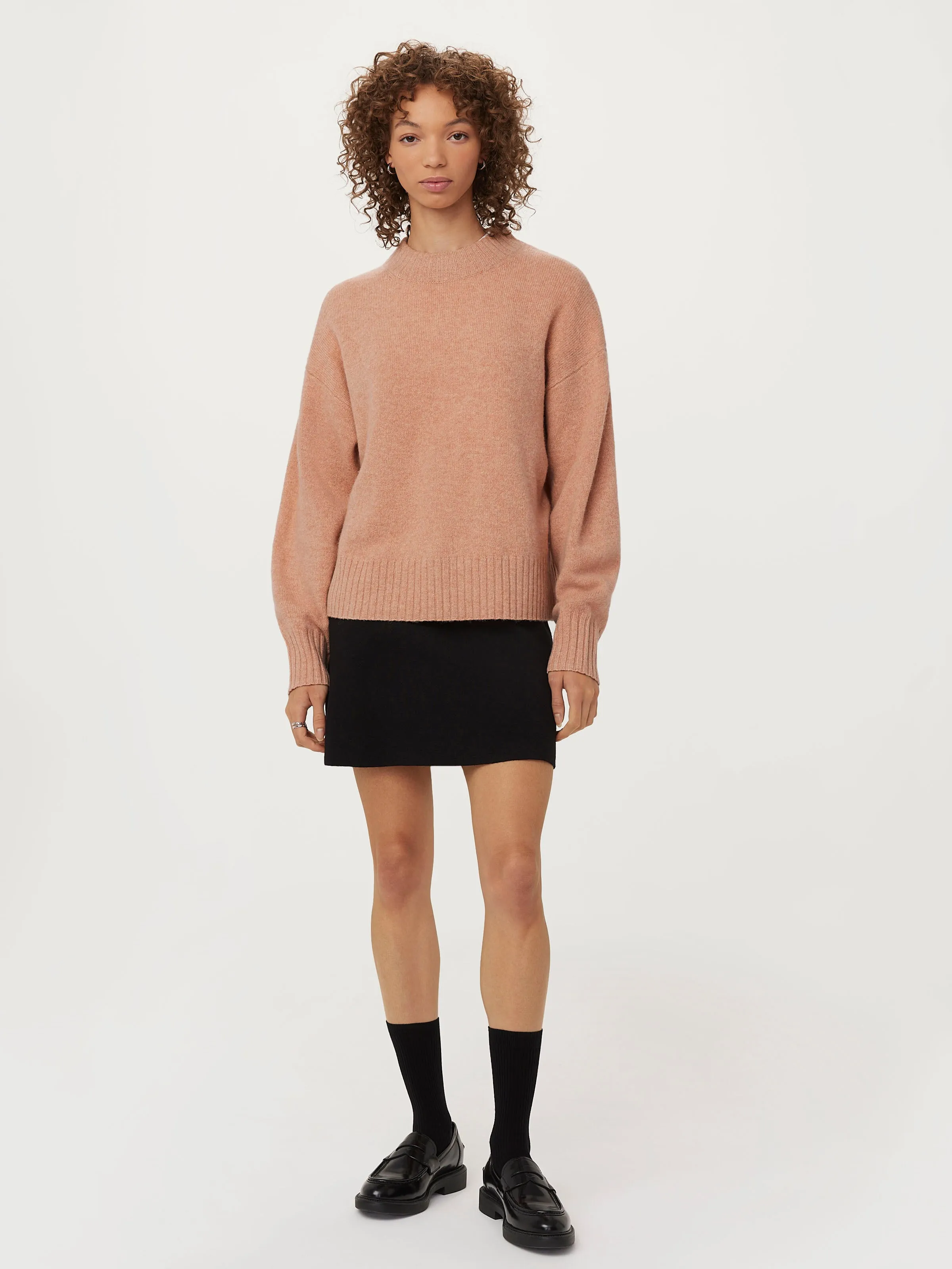 Blush Pink Yak Wool Crewneck