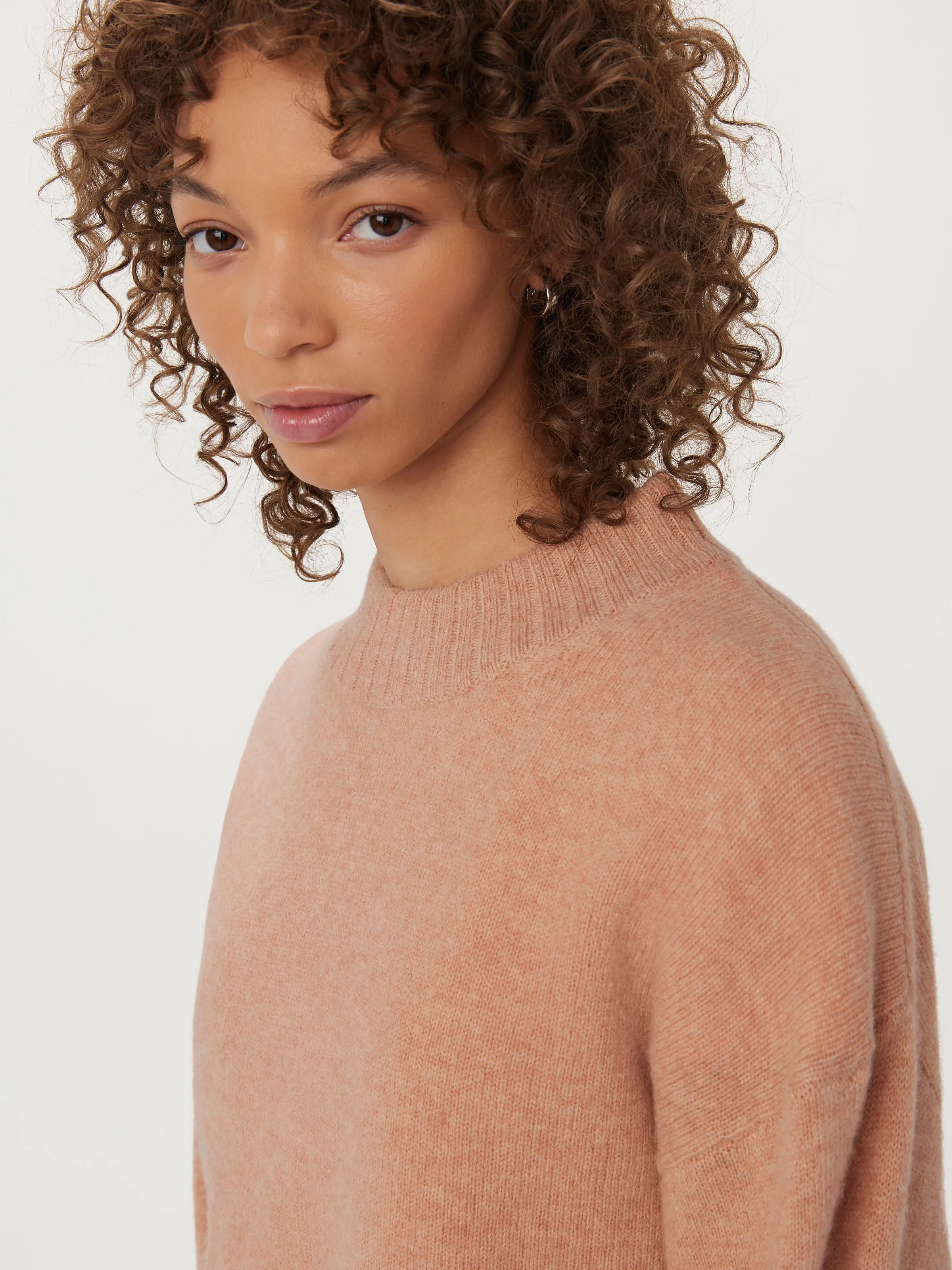 Blush Pink Yak Wool Crewneck