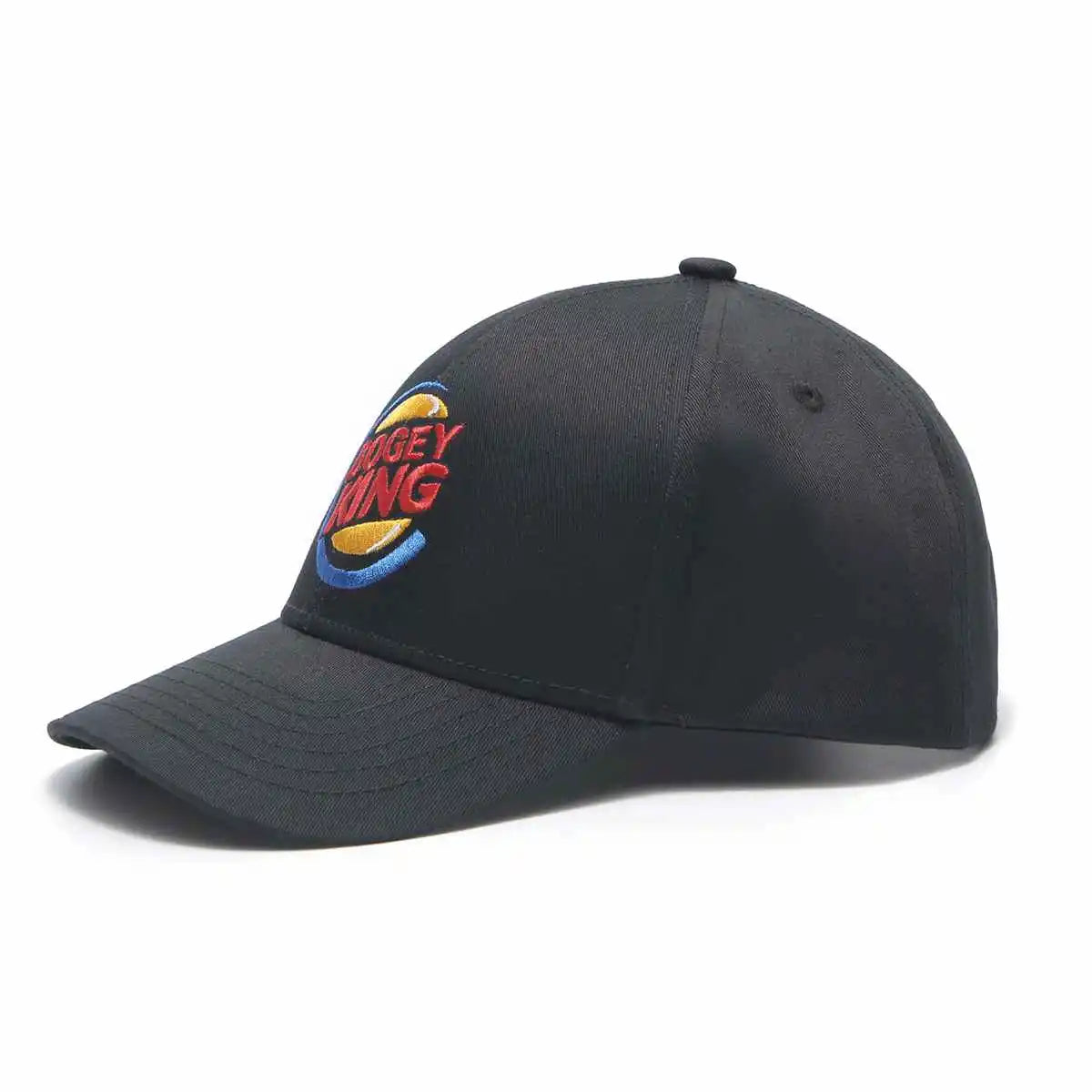 Bogey King Black Golf Hat - Curved Brim