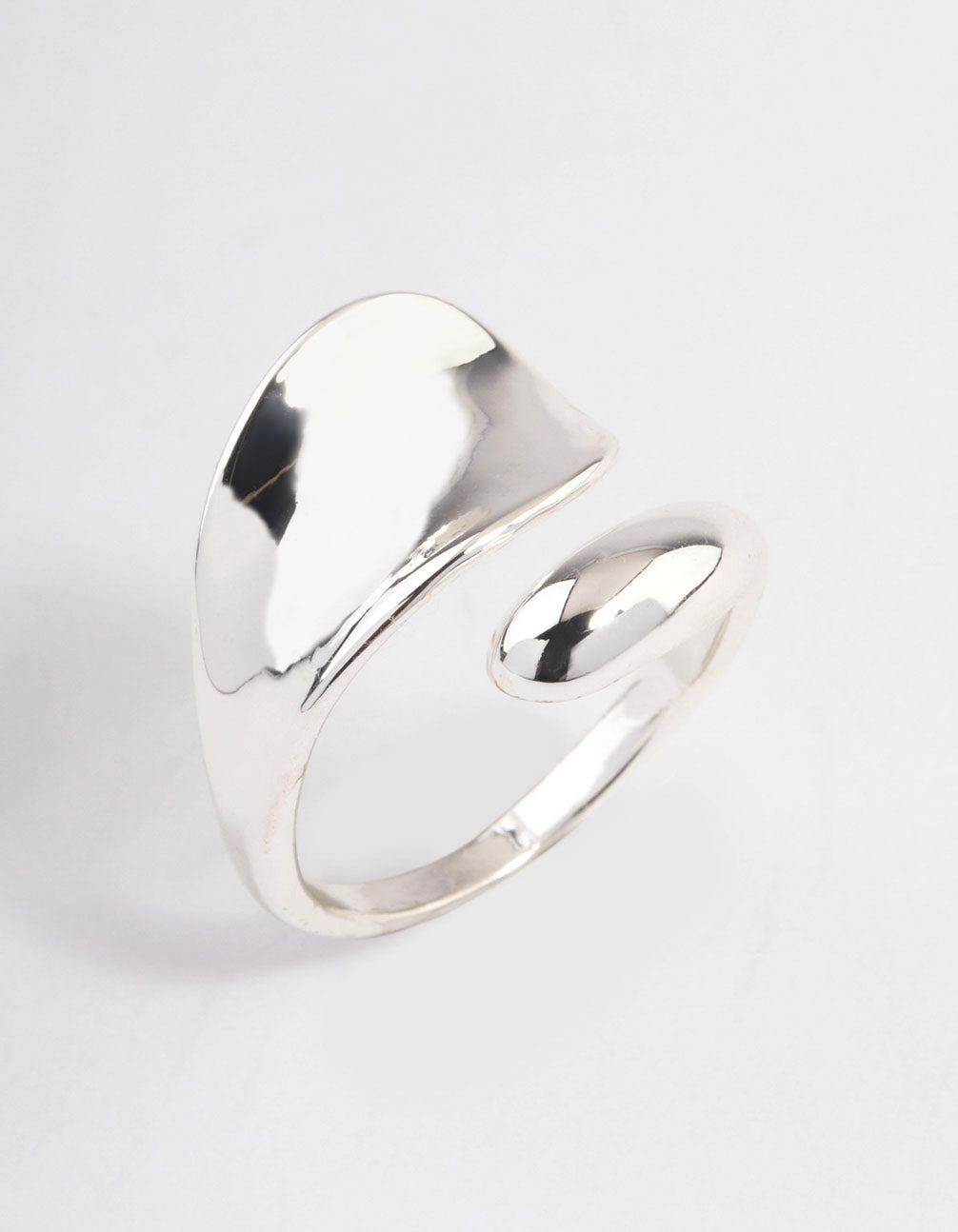 Bold Wrap Ring, Silver Plated - Price, Reviews, Online Shopping