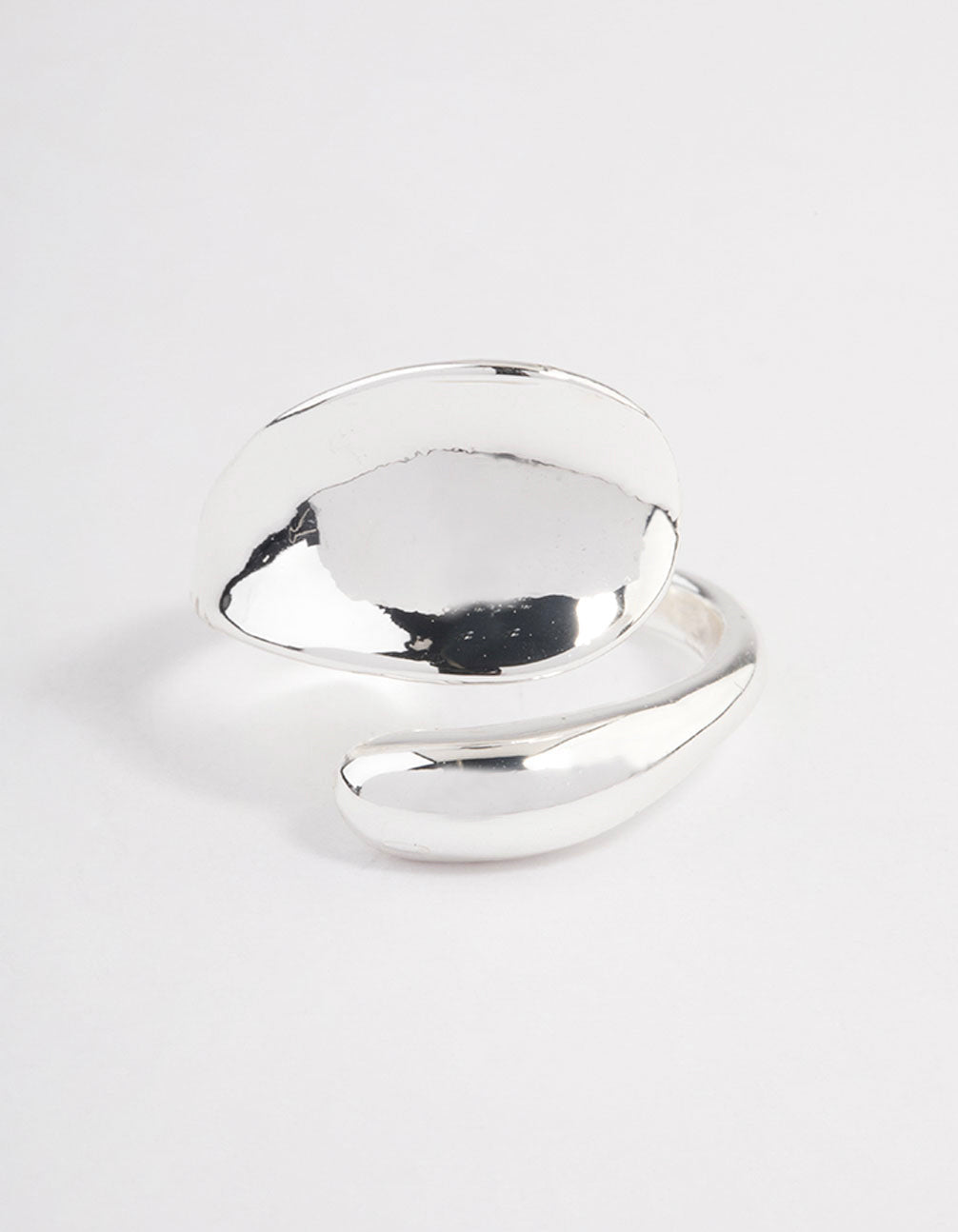 Bold Wrap Ring, Silver Plated - Price, Reviews, Online Shopping