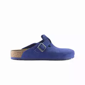 Boston Nubuck Leather Blue Indigo Blue