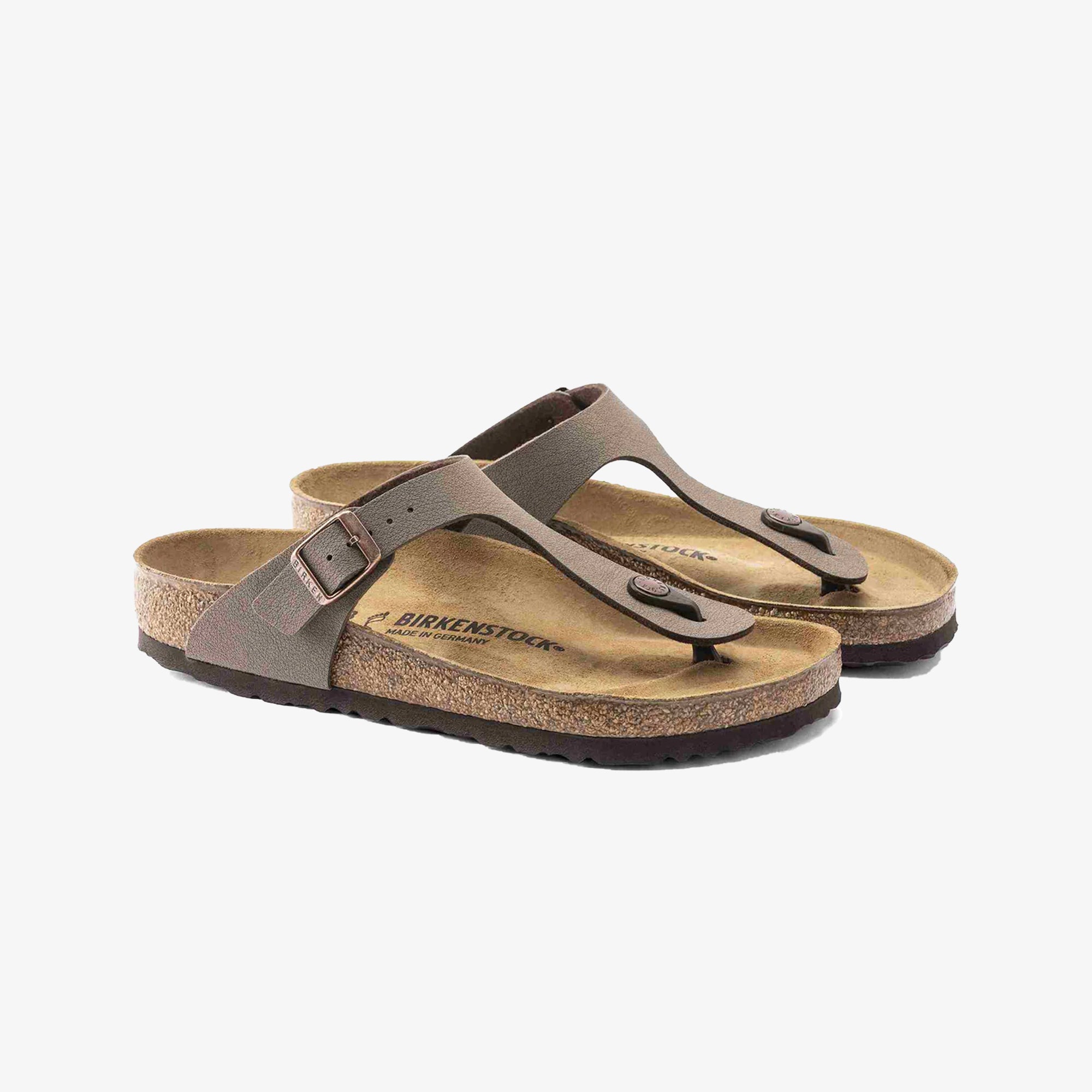 Brown Mocha Gizeh Birko Flor Nubuck Sandal