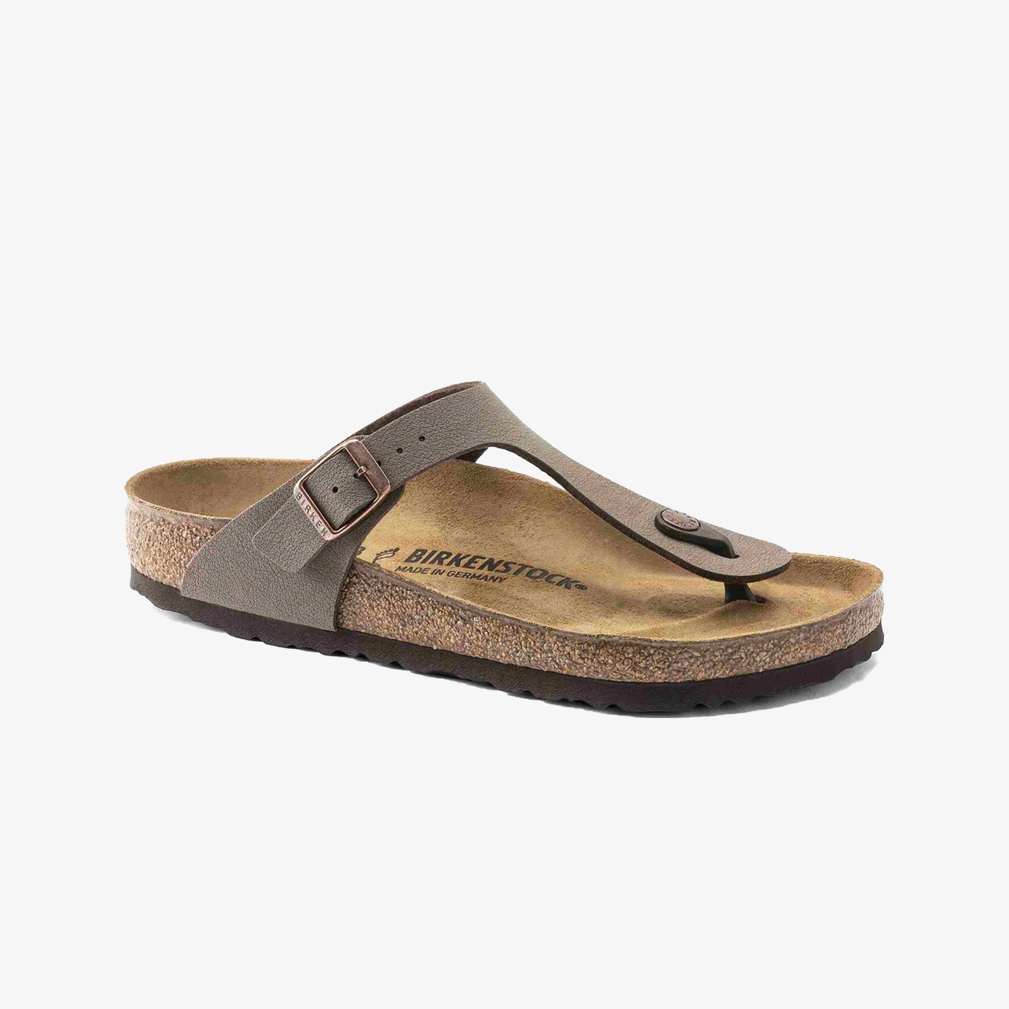 Brown Mocha Gizeh Birko Flor Nubuck Sandal