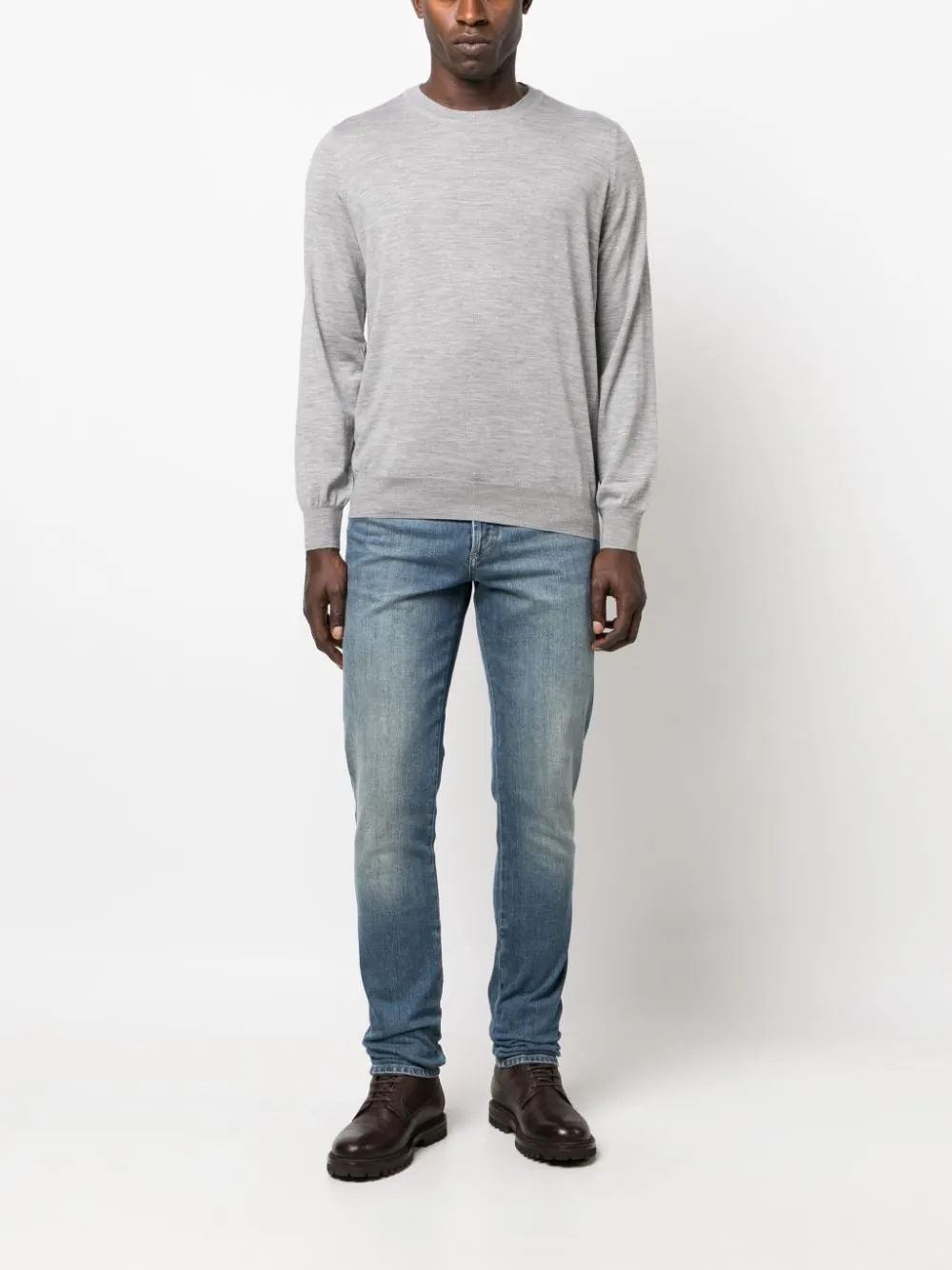 Light Grey Brunello Cucinelli Sweaters