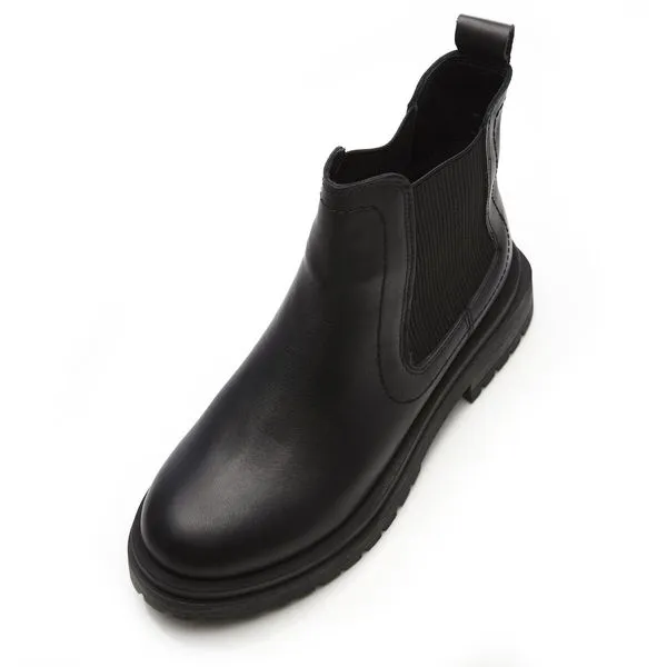 Bsoleful B.Waya Boots can be rewritten as Stylish Black Leather Boots to improve Google search visibility.