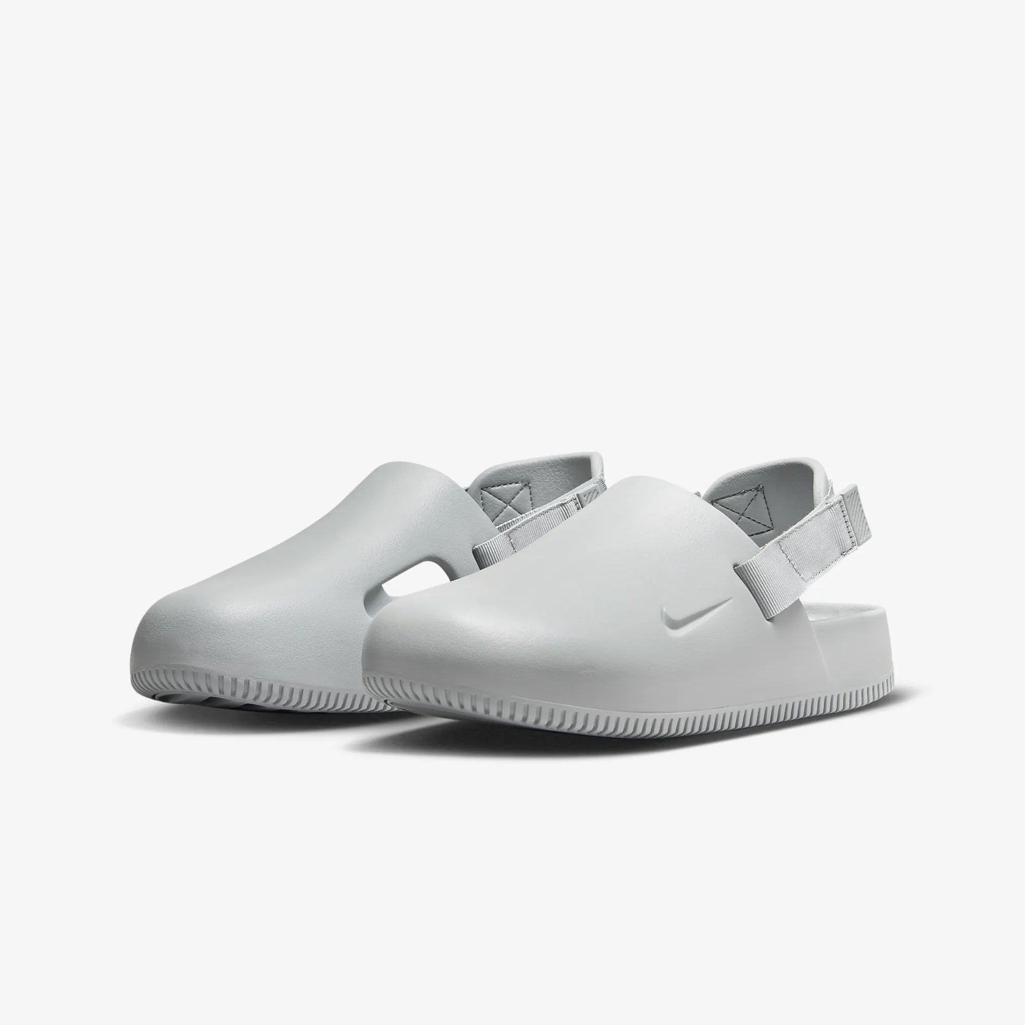 Calm Mules in Light Smoke Grey - Google SEO-friendly