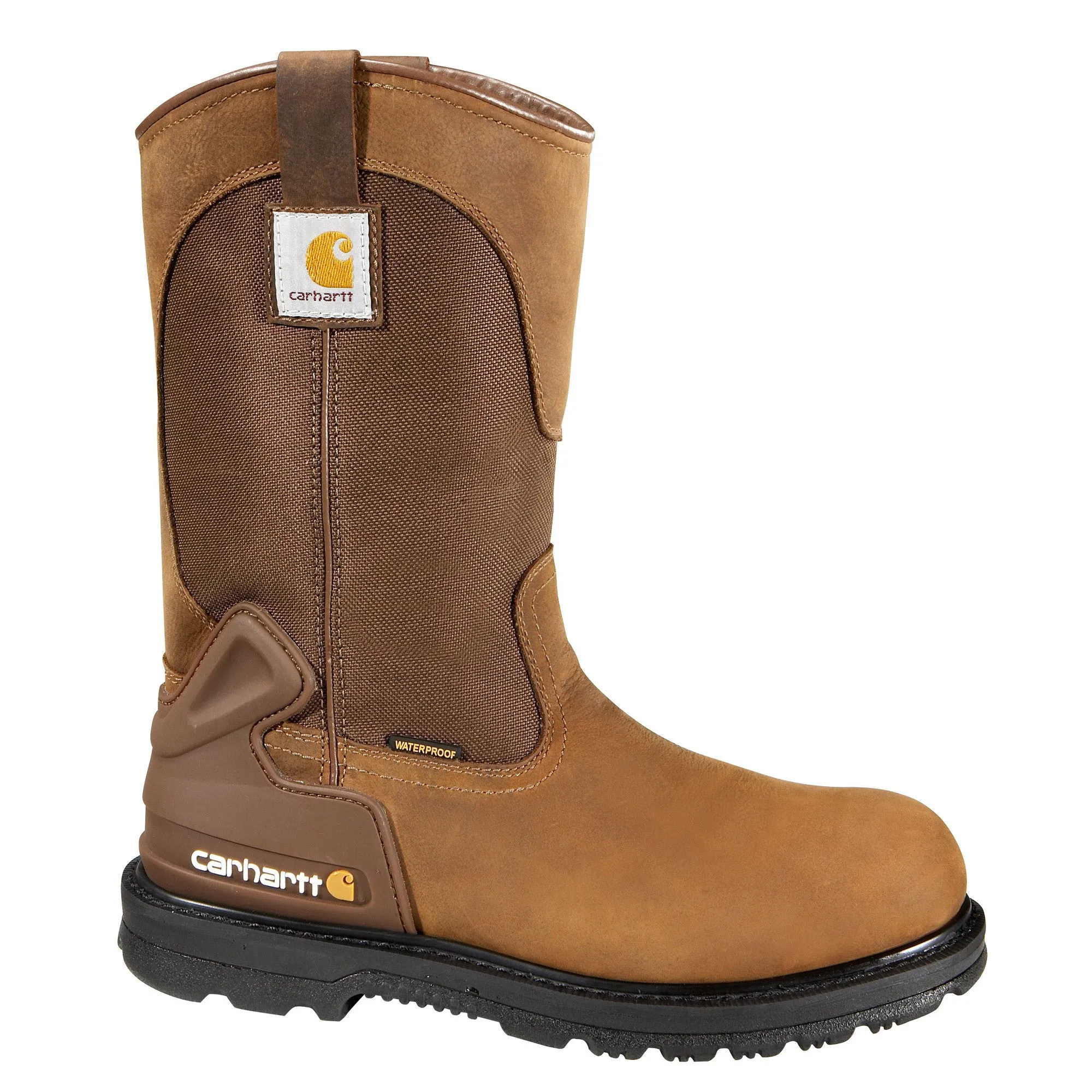 Carhartt Bison Brown Wellington Boots 11 inch