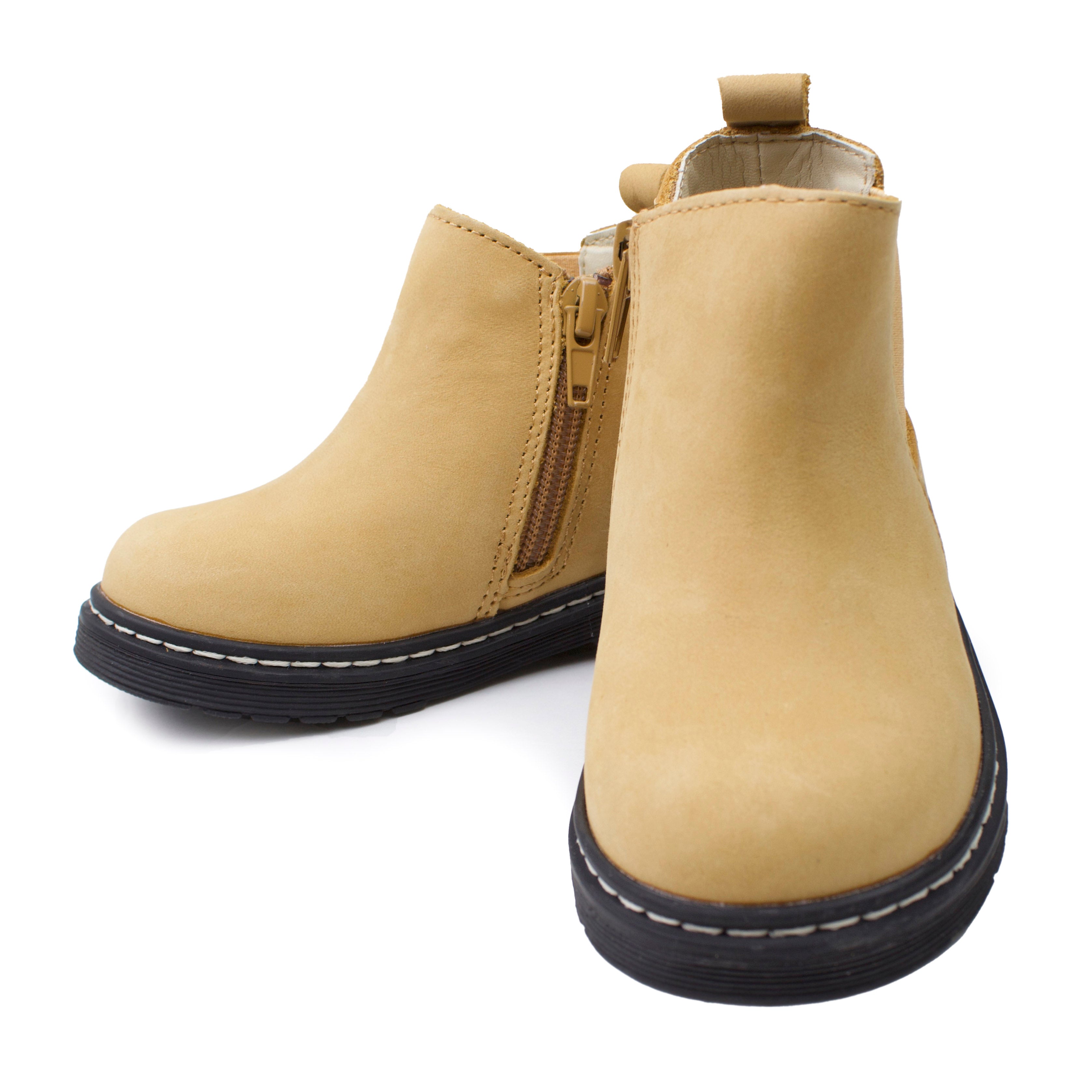 Chelsea Boot - Natural Color - Durable Hard Sole