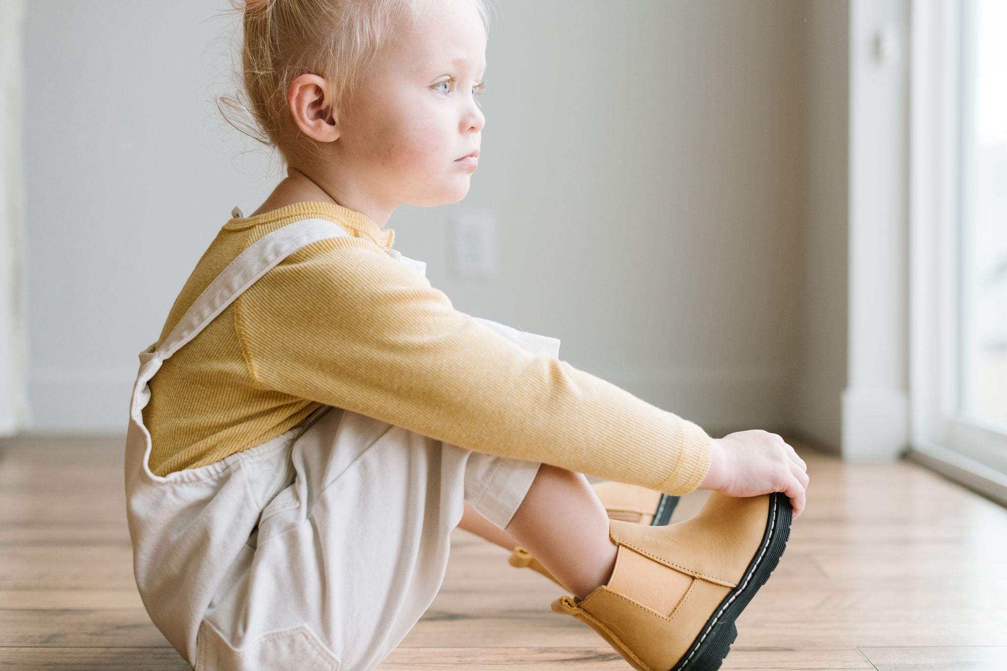 Chelsea Boot - Natural Color - Durable Hard Sole