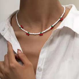 Cherry Bead Choker - 3528583