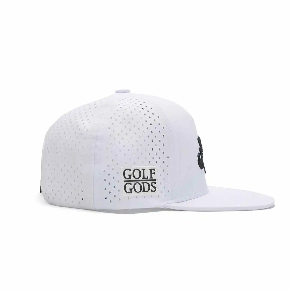 Cocaine & Hookers Golf Hat - White Flat Brim - TOUR PRO - Buy now.