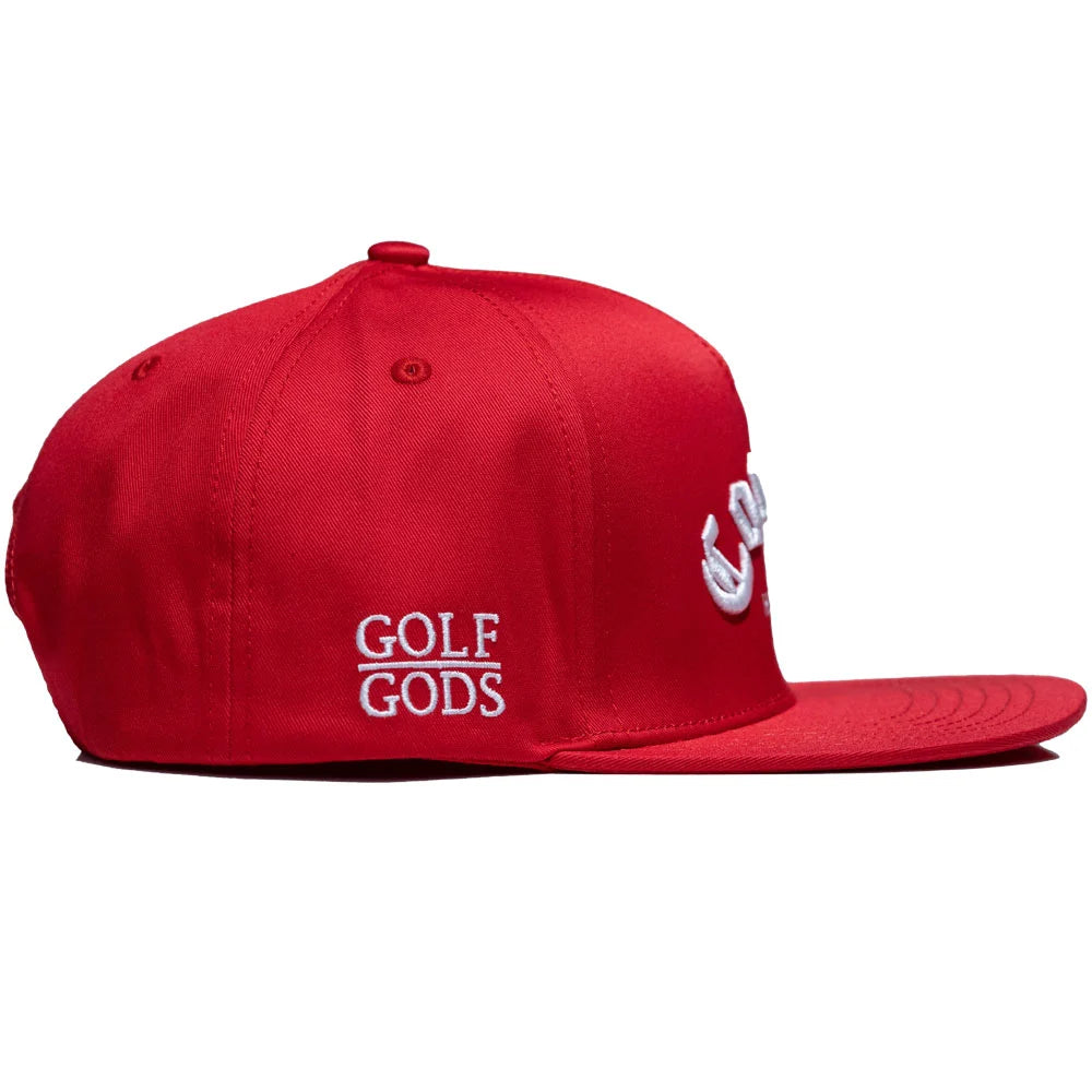 Cocaine and Hookers Golf Hat with Red SnapBack