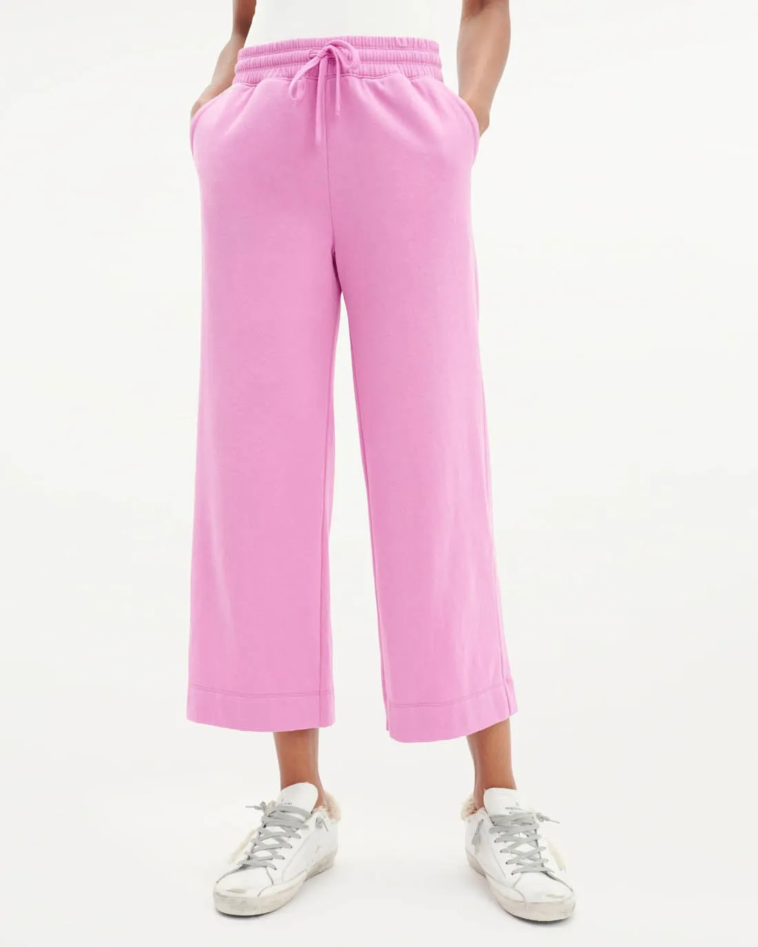 Comfortable Fleece Crop Pant