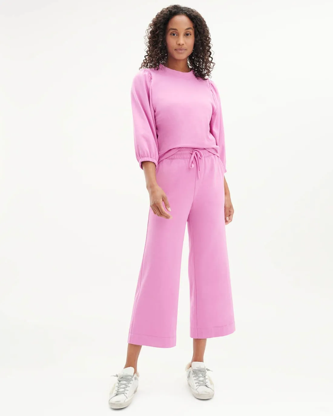 Comfortable Fleece Crop Pant