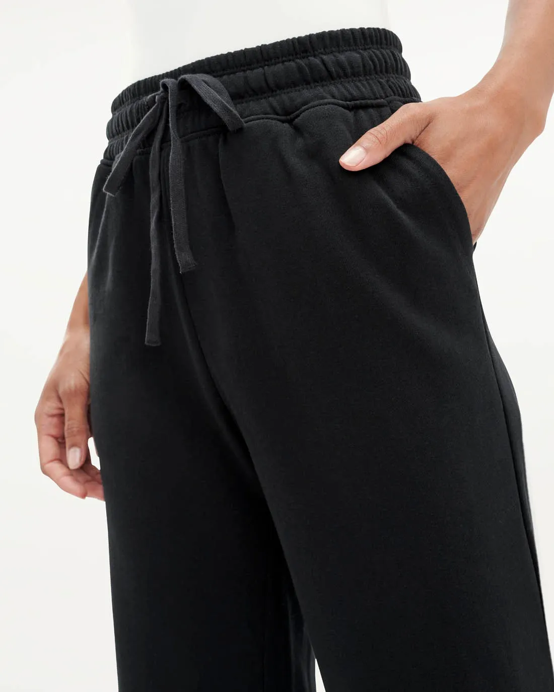 Comfortable Fleece Crop Pant