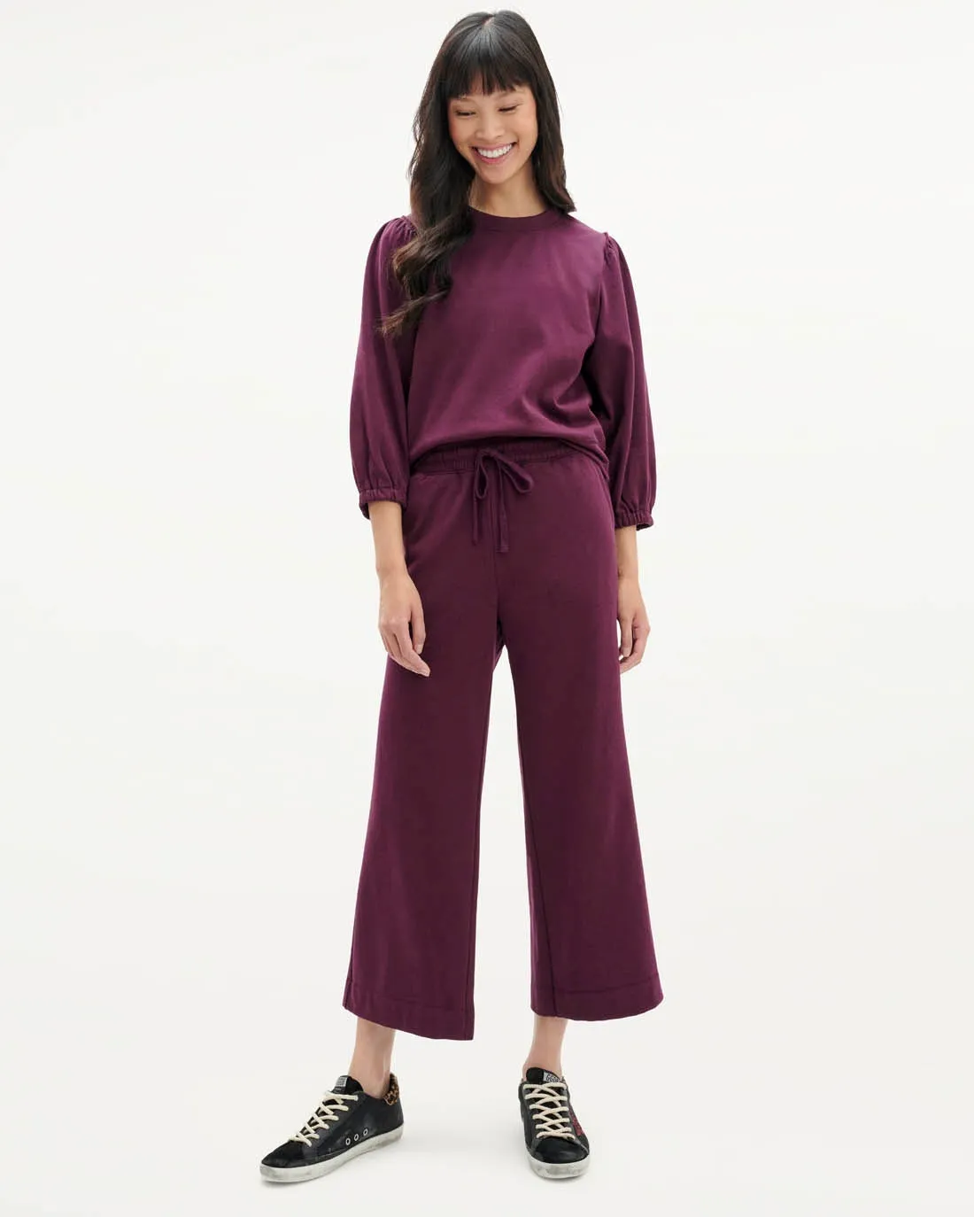 Comfortable Fleece Crop Pant