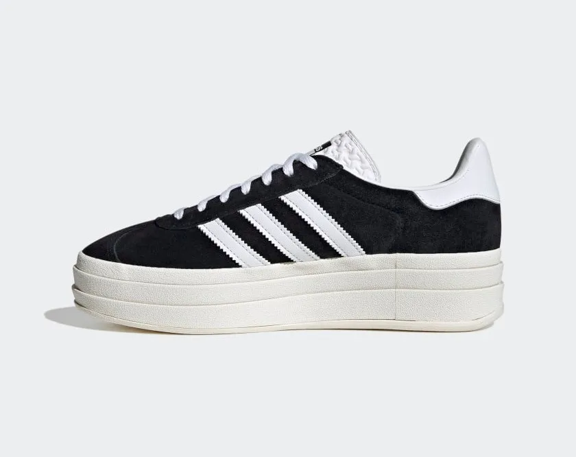 Core Black Adidas Gazelle Bold Core White HQ6912