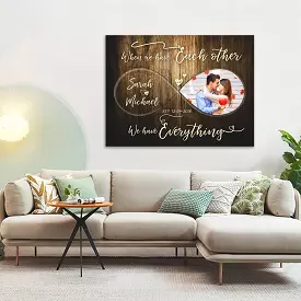 Custom Canvas Photo Paintings for Living Room Wall Decor - Multiple Sizes