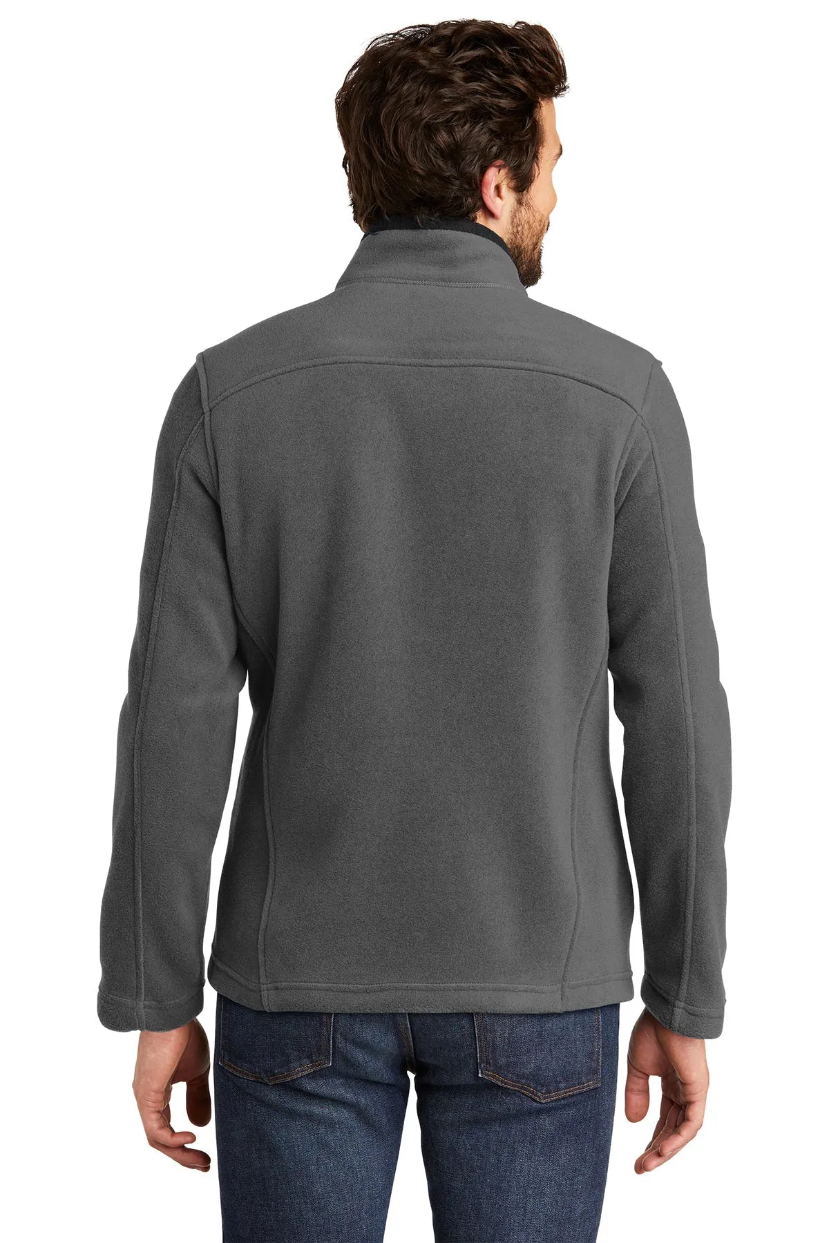 Custom Full-Zip Fleece Jackets - Grey Steel by Eddie Bauer