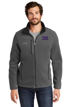 Custom Full-Zip Fleece Jackets - Grey Steel by Eddie Bauer