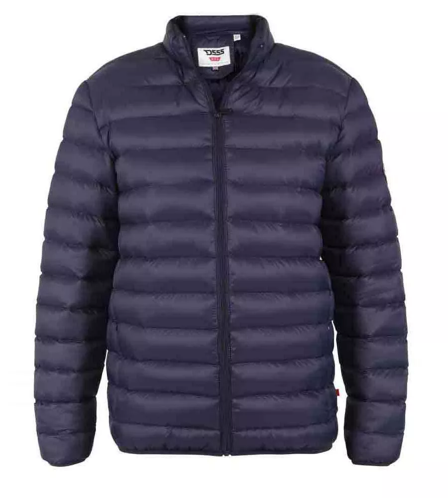 D555 Big Men's Puffer Jacket Sleeve Patch Rowland