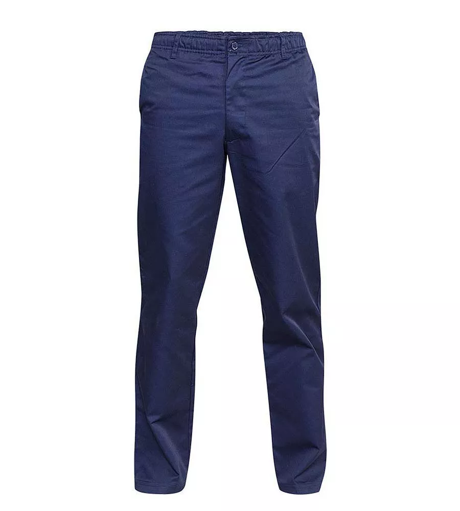 D555 Mens Navy Rugby Trousers Pants Full Elasticated Waist BASILIO NAVY