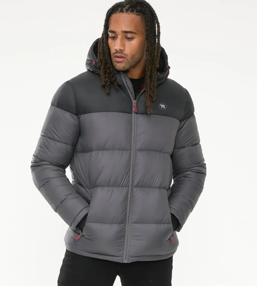 D555 Quilted Puffer Jacket With Full Sherpa Lining (WORRALL)