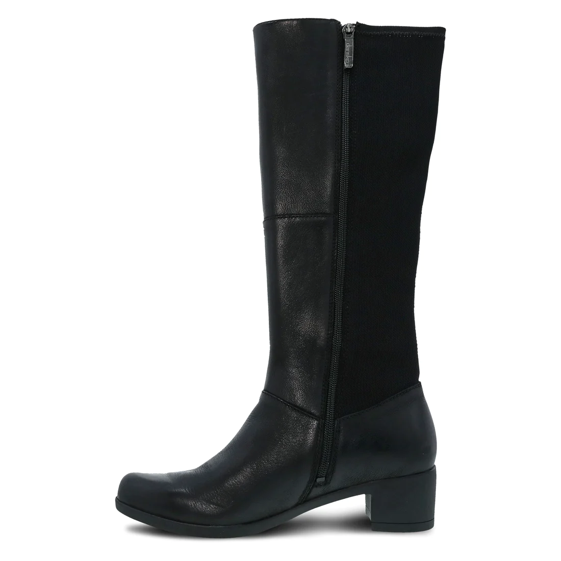 Dansko Women's Celestine Zip Up Boots - Black Burnished