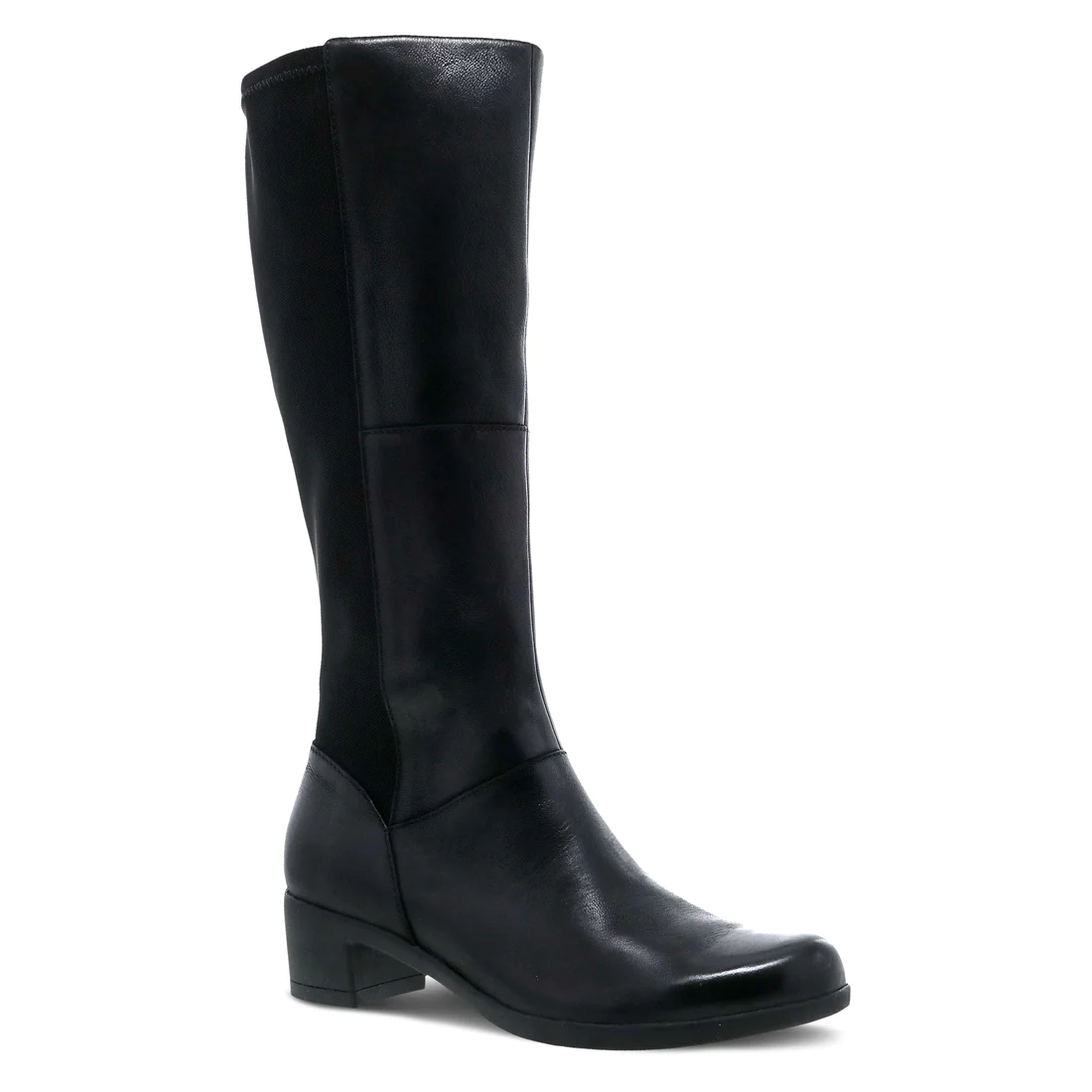 Dansko Women's Celestine Zip Up Boots - Black Burnished