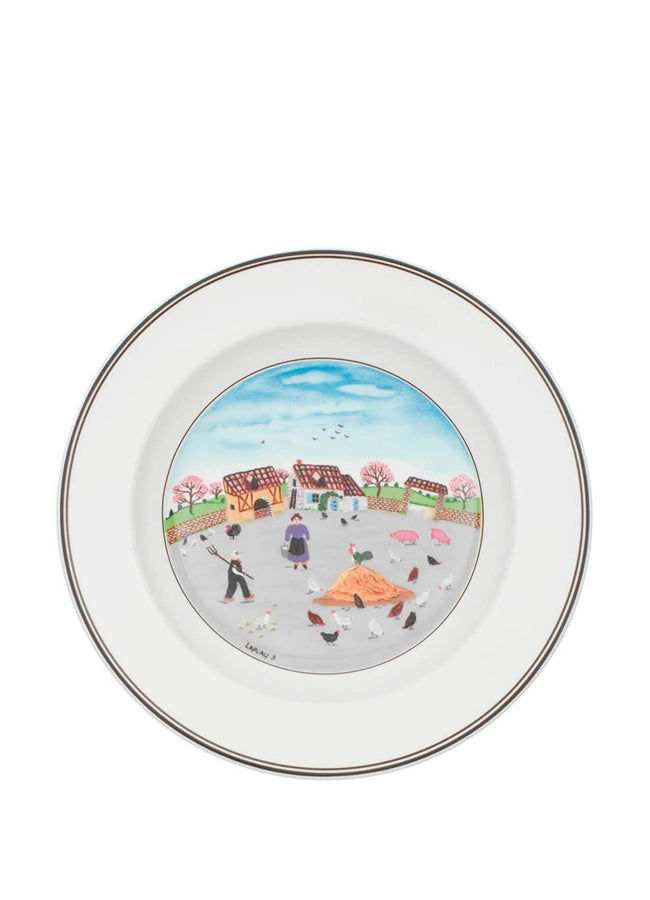 Design Naif Salad Plate #3, Country Yard, 10-2337-2644