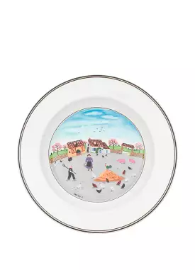 Design Naif Salad Plate #3, Country Yard, 10-2337-2644