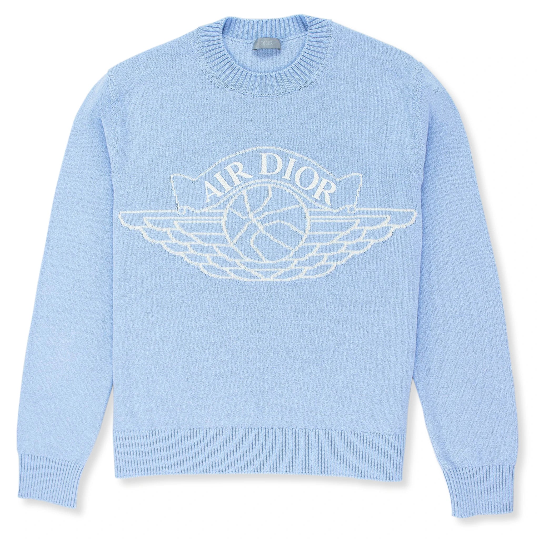 DIOR JORDAN Wings Sky Blue Knit