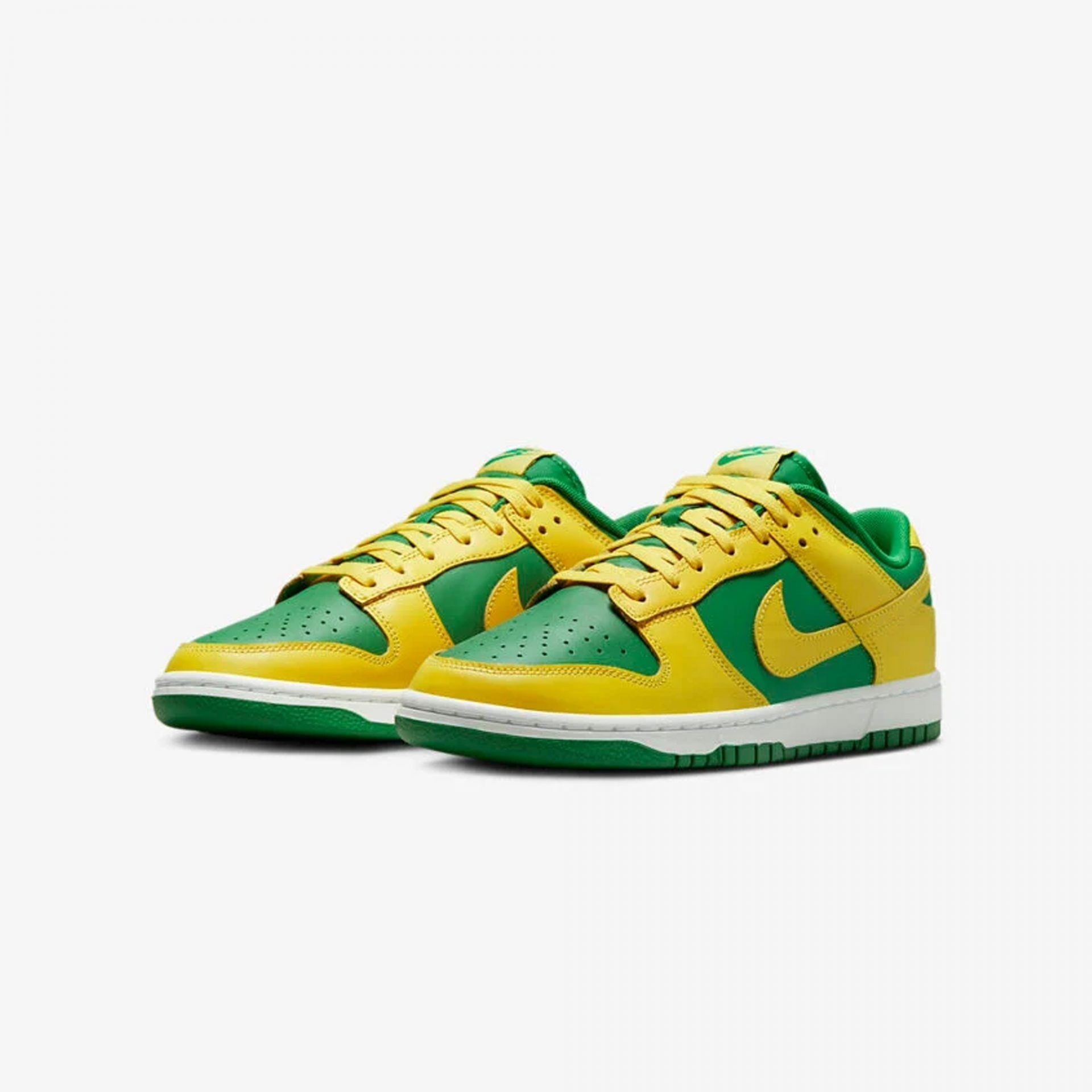 Dunk Low Retro Apple Green Yellow Strike White