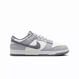 Dunk Low SE White Light Carbon Platinum Tint sneakers.