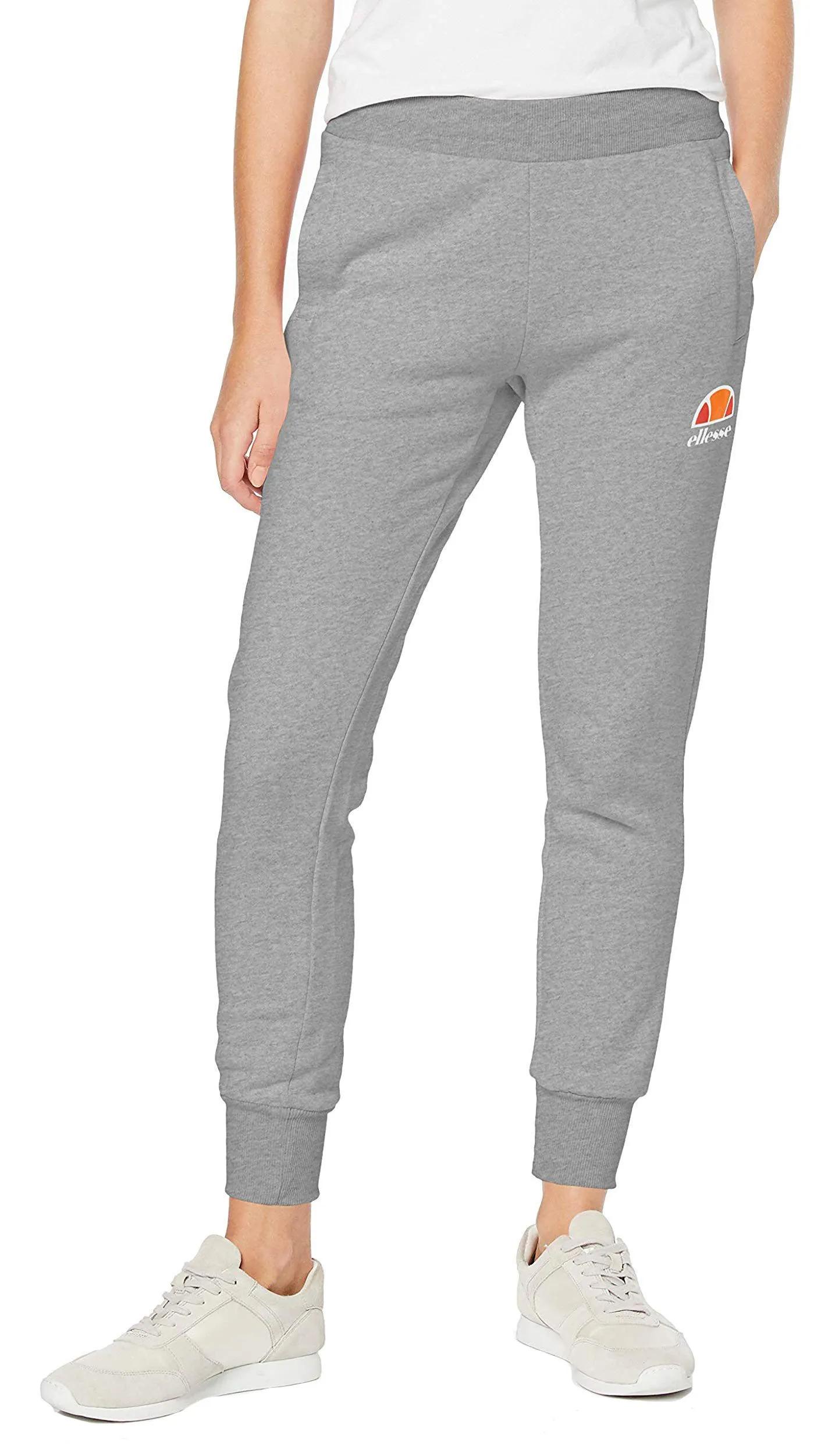 Ellesse Women's Queenstown Jogging Sweat Pants Grey Marl