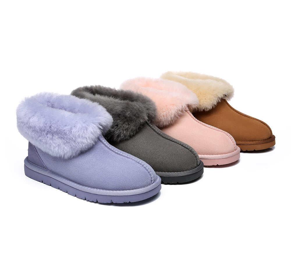 EVERAU Mallow Sheepskin Ankle Slipper - Google SEO Result: Mallow Sheepskin Ankle Slipper by EVERAU