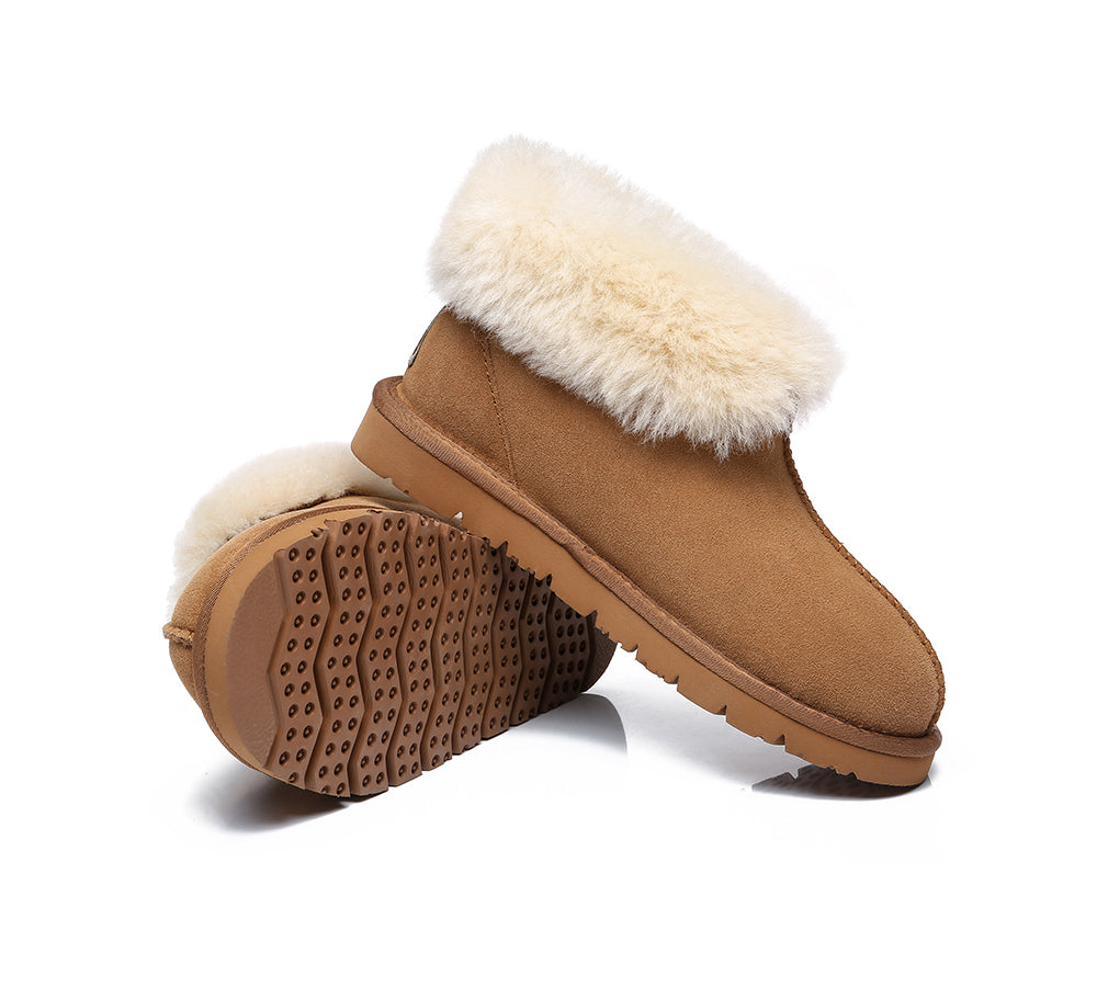 EVERAU Mallow Sheepskin Ankle Slipper - Google SEO Result: Mallow Sheepskin Ankle Slipper by EVERAU