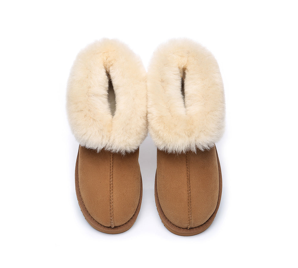 EVERAU Mallow Sheepskin Ankle Slipper - Google SEO Result: Mallow Sheepskin Ankle Slipper by EVERAU