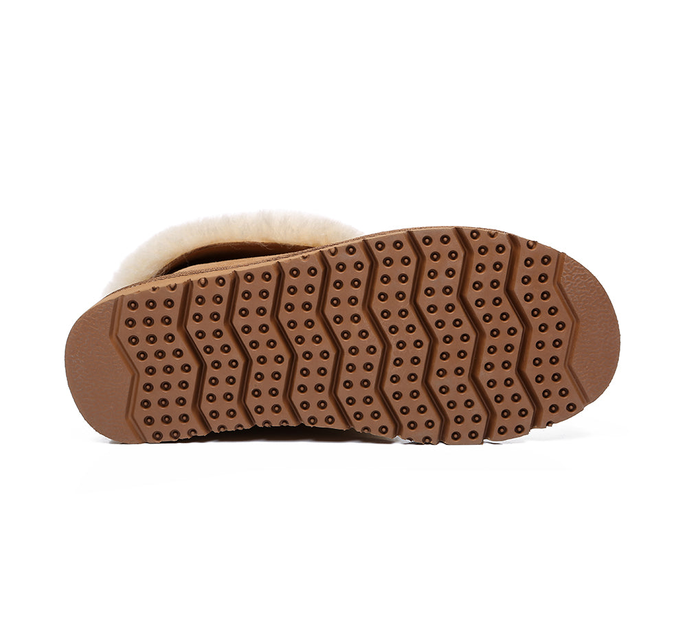 EVERAU Mallow Sheepskin Ankle Slipper - Google SEO Result: Mallow Sheepskin Ankle Slipper by EVERAU