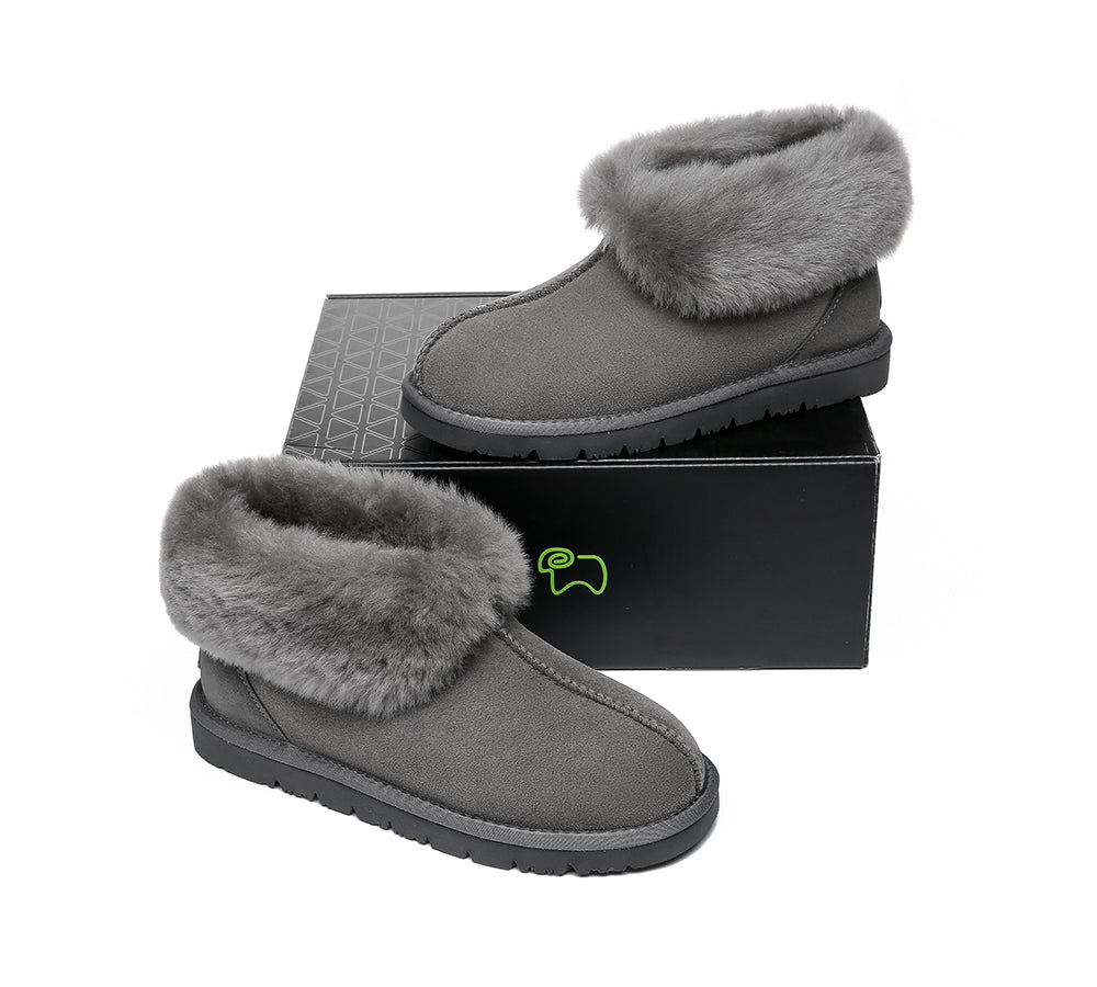 EVERAU Mallow Sheepskin Ankle Slipper - Google SEO Result: Mallow Sheepskin Ankle Slipper by EVERAU