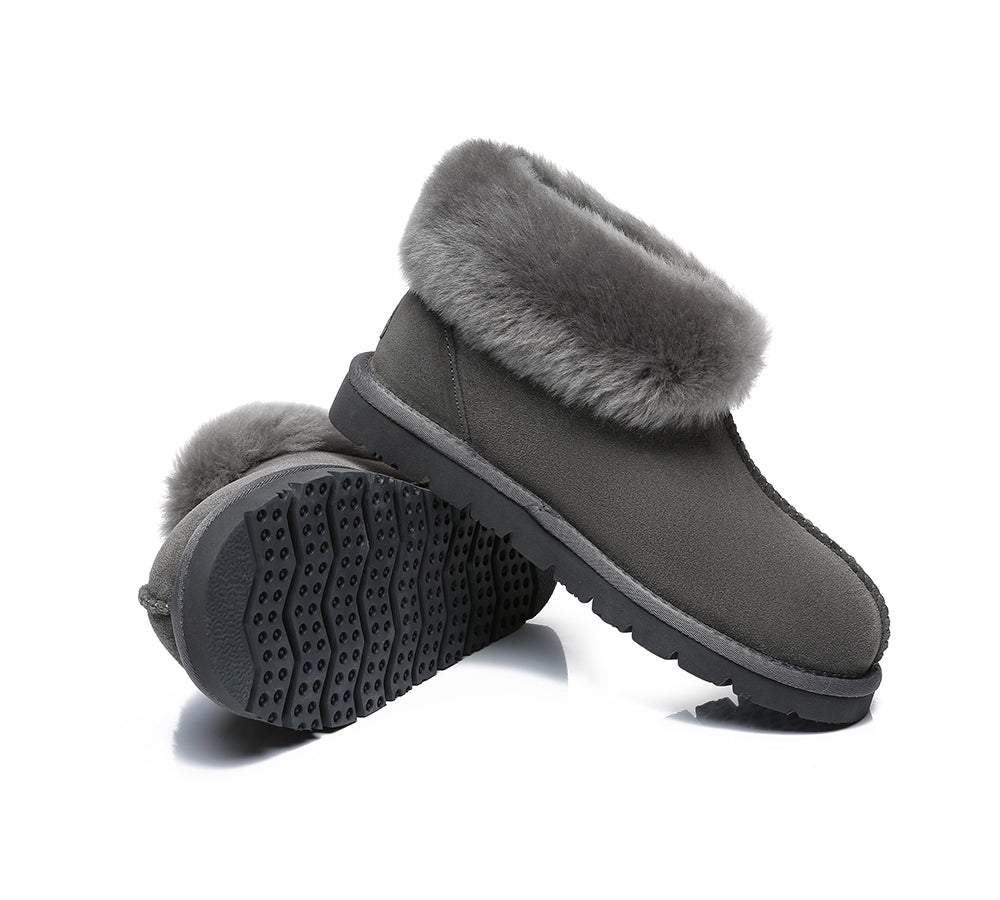 EVERAU Mallow Sheepskin Ankle Slipper - Google SEO Result: Mallow Sheepskin Ankle Slipper by EVERAU