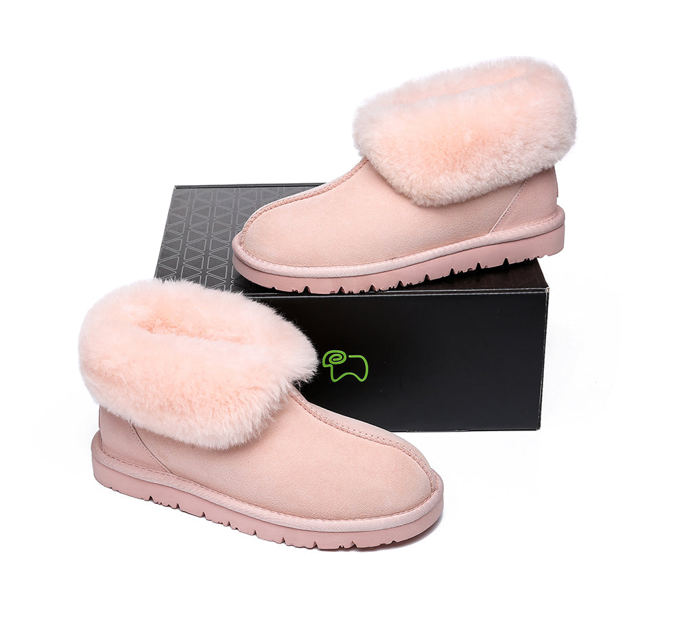 EVERAU Mallow Sheepskin Ankle Slipper - Google SEO Result: Mallow Sheepskin Ankle Slipper by EVERAU